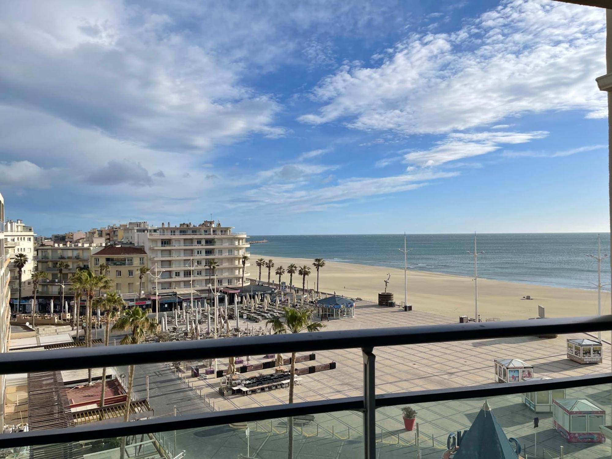 T2 Vue Mer Canet Plage - Le Petit Paradis Екстериор снимка