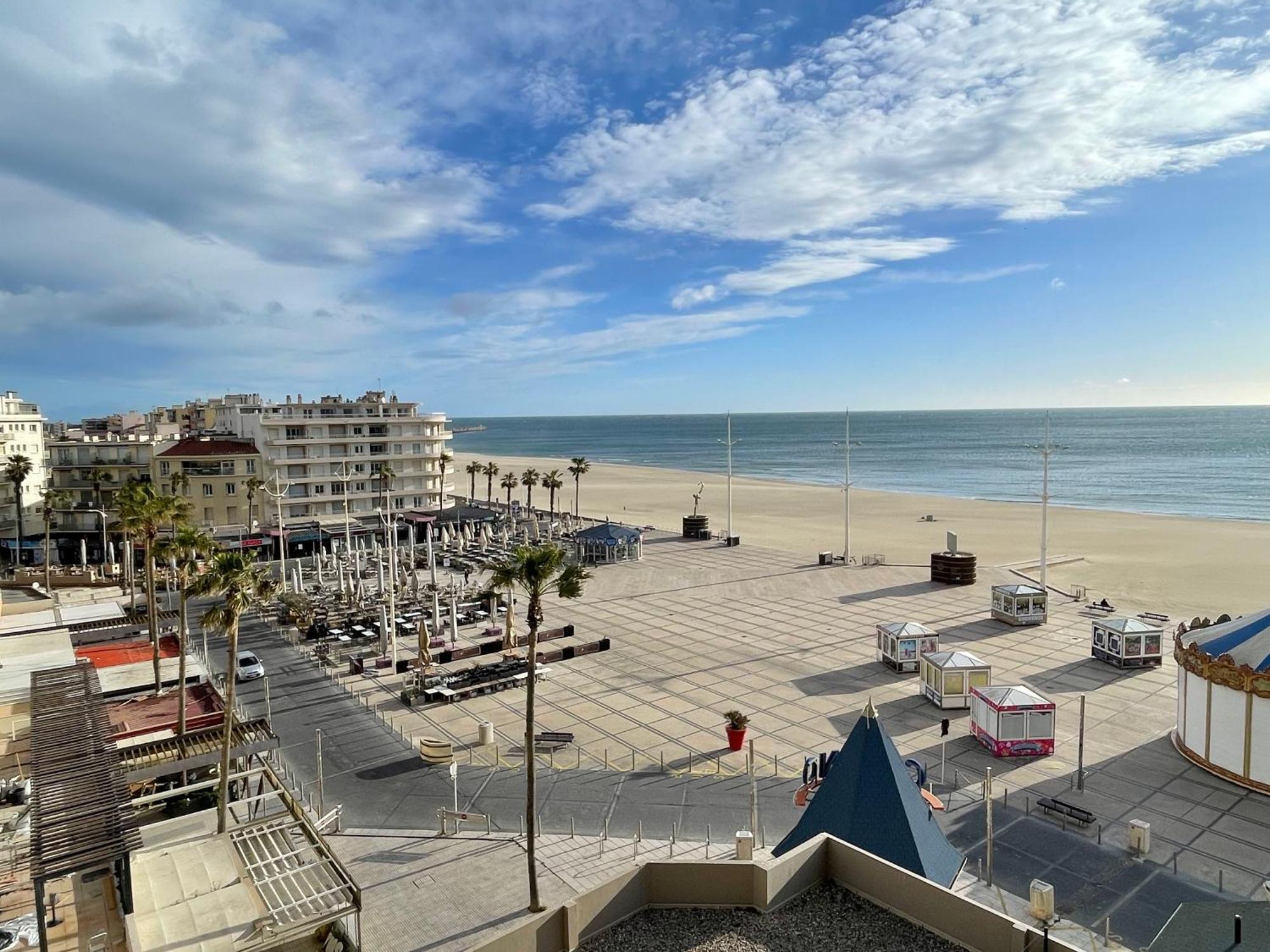 T2 Vue Mer Canet Plage - Le Petit Paradis Екстериор снимка